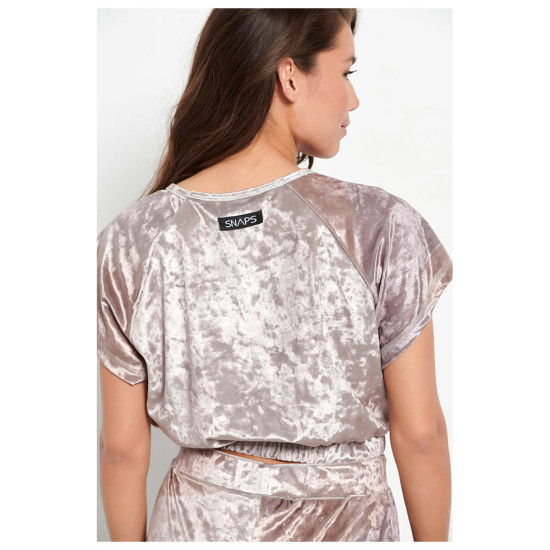 Bodytalk Γυναικεία κοντομάνικη μπλούζα Cropped